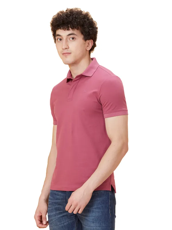 Being Human Men Regular Fit T-Shirts-Mauve Blue